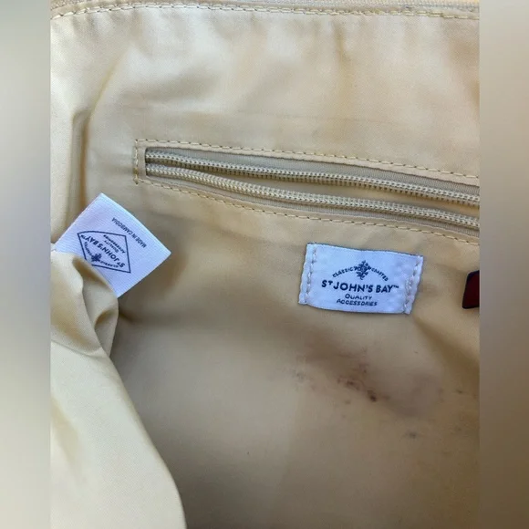 St. John’s Bay Yellow and Brown Women's Bag - Picture 14 of 14